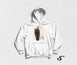 Hoodie Felpa bianca con cappuccio - Gianni Agnelli
