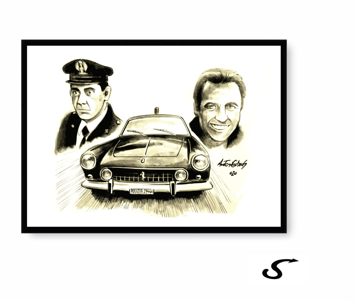 Poliziotto Supersprint: Ferrari 250 GTE