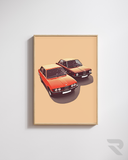 BMW Serie 3 Poster