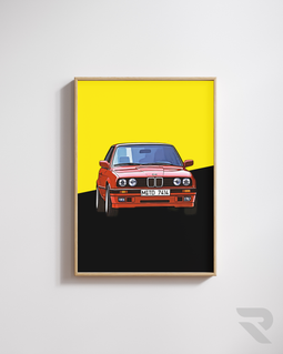 BMW E320 Poster A