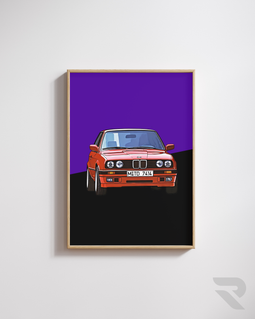 BMW E320 Poster A