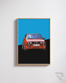 BMW E320 Poster A