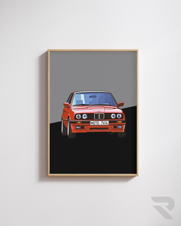 BMW E320 Poster A