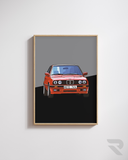 BMW E320 Poster A