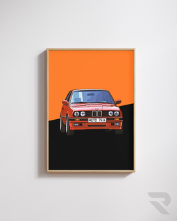 BMW E320 Poster A