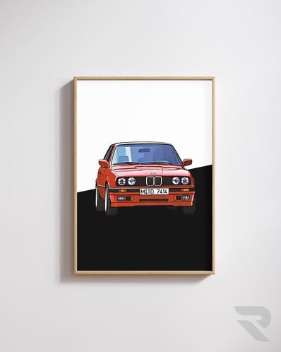BMW E320 Poster A