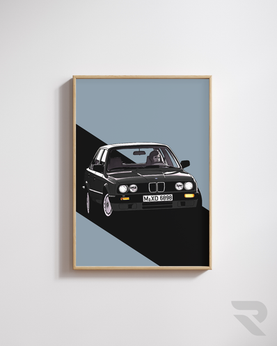 BMW E320 Poster B