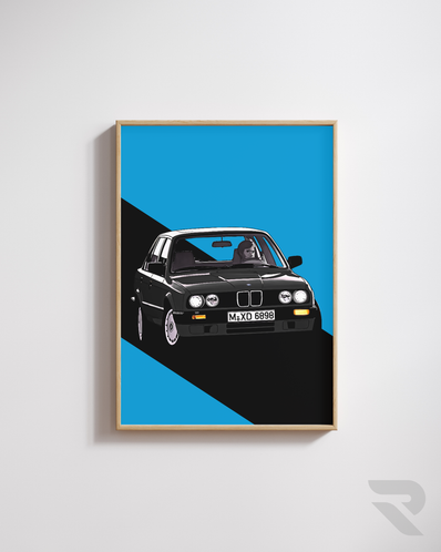 BMW E320 Poster B
