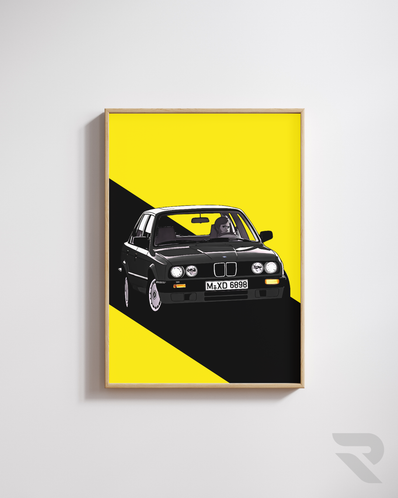 BMW E320 Poster B