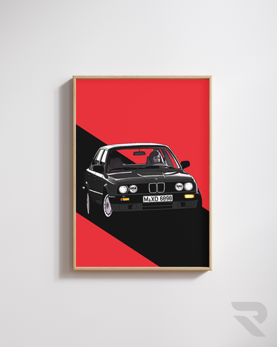 BMW E320 Poster B
