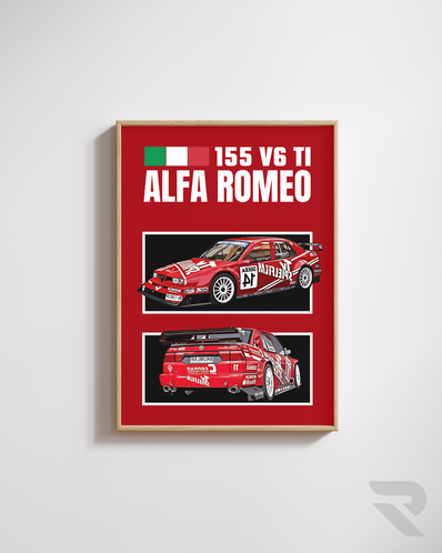 Alfa Romeo 155 V6 TI - Poster