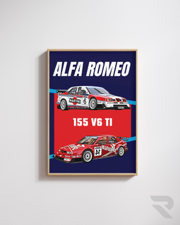 Alfa Romeo 155 V6 TI - Poster