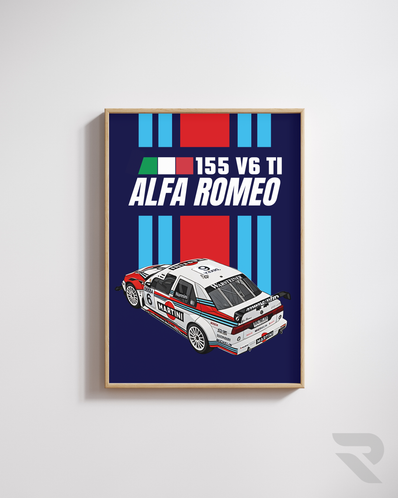 Alfa Romeo 155 V6 TI - Poster