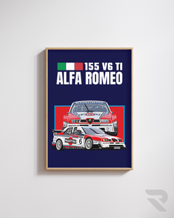 Alfa Romeo 155 V6 TI - Poster