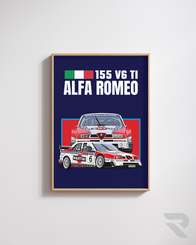 Alfa Romeo 155 V6 TI - Poster