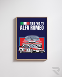 Alfa Romeo 155 V6 TI - Poster