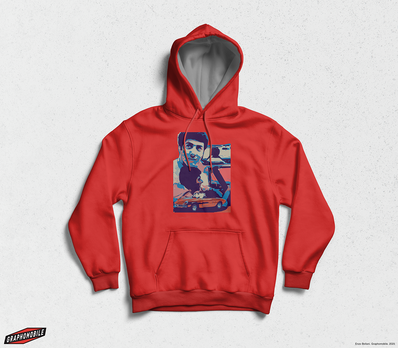 Hoodie Felpa con Cappuccio / Alfa Romeo Spider "Il Laureato"