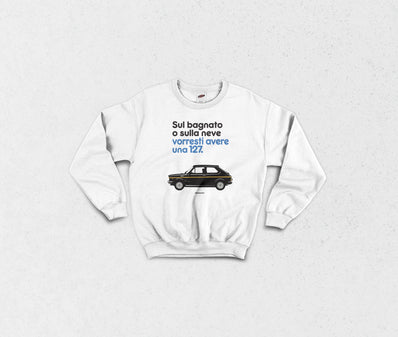 Sweatshirt Felpa girocollo fiat 127