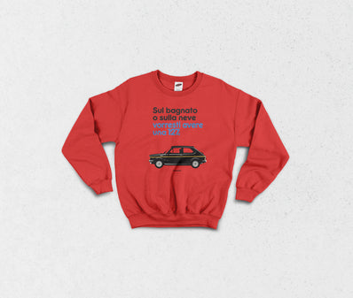 Sweatshirt Felpa girocollo fiat 127