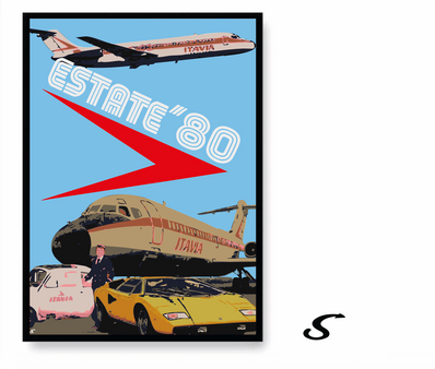 Itavia "Estate '80" - Poster