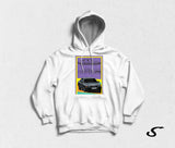 Hoodie Felpa bianca con cappuccio - Audi 100