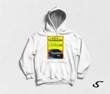 Hoodie Felpa bianca con cappuccio - Audi 100