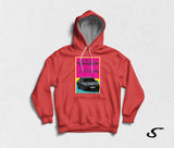 Hoodie Felpa bianca con cappuccio - Audi 100