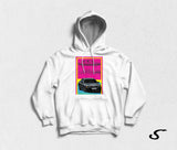 Hoodie Felpa bianca con cappuccio - Audi 100