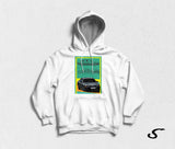 Hoodie Felpa bianca con cappuccio - Audi 100