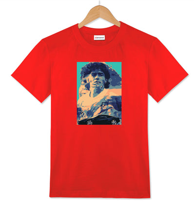 El Pibe en black T-shirt