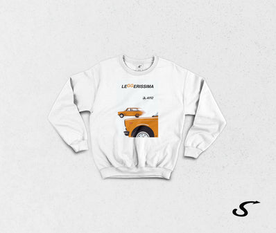 Sweatshirt Felpa girocollo Autobianchi A112 Leggerissima