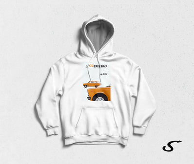 Hoodie Felpa con cappuccio - Autobianchi A112 Leggerissima