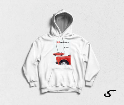 Hoodie Felpa con cappuccio - Autobianchi A112 Leggerissima