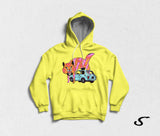 Hoodie Felpa con cappuccio - I gatti comprerebbero la 126