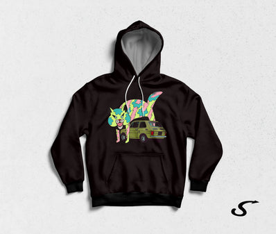 Hoodie Felpa con cappuccio - I gatti comprerebbero la 126