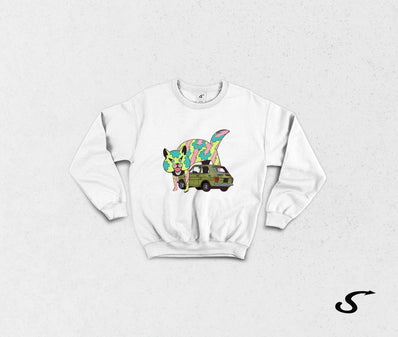 Sweatshirt Felpa girocollo I gatti comprerebbero la 126