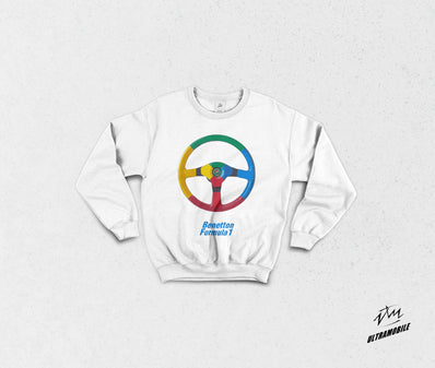 Sweatshirt Felpa girocollo Volante MOMO Benetton Formula 1 1993