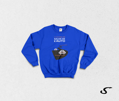 Sweatshirt Felpa girocollo Salon de l'Auto, Paris 1968