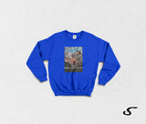Sweatshirt Felpa girocollo Adriano Celentano / Azzurro