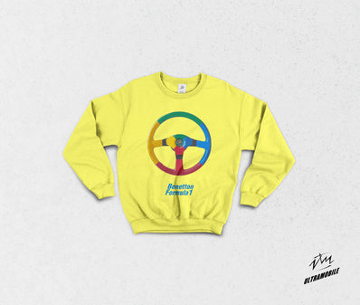 Sweatshirt Felpa girocollo Volante MOMO Benetton Formula 1 1993