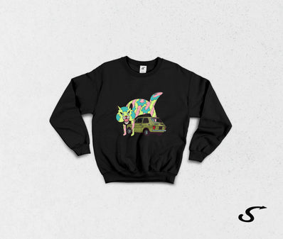 Sweatshirt Felpa girocollo I gatti comprerebbero la 126