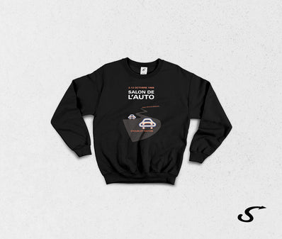 Sweatshirt Felpa girocollo Salon de l'Auto, Paris 1968