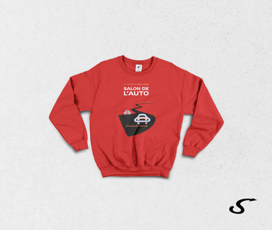 Sweatshirt Felpa girocollo Salon de l'Auto, Paris 1968
