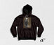 Hoodie Felpa nera con cappuccio - Gianni Agnelli