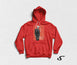 Hoodie Felpa rossa con cappuccio - Gianni Agnelli