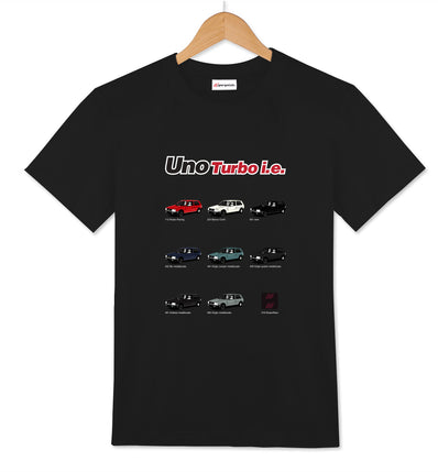 Fiat Uno Turbo i.e. colori T-shirt