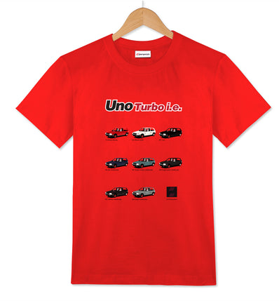 Fiat Uno Turbo i.e. colori T-shirt