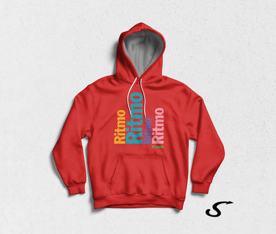 Hoodie Felpa con cappuccio Ritmo