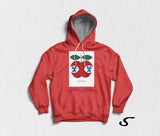 Hoodie Felpa bianca con cappuccio - Chi Vespa mangia le mele