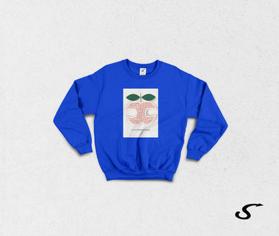 Sweatshirt Felpa girocollo Chi Vespa mangia le mele